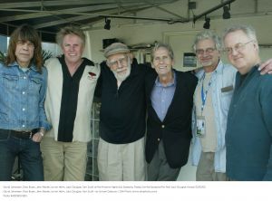 Levon Helm with David Johansen, Gary Busey, Jerry Wexler, Jack Douglas, Tom Scott, 2005, Sarasota, Fl.jpg